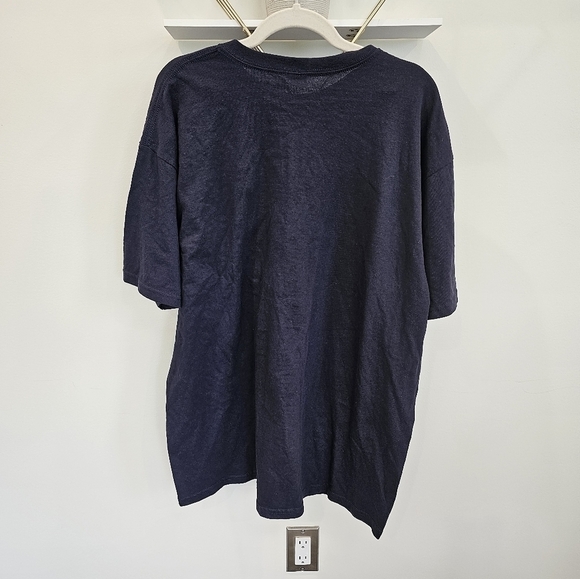 Hybrid New Dear Santa Define Naughty Men's Short Sleeve Graphic Holiday T-Shirt - Picture 6 of 6